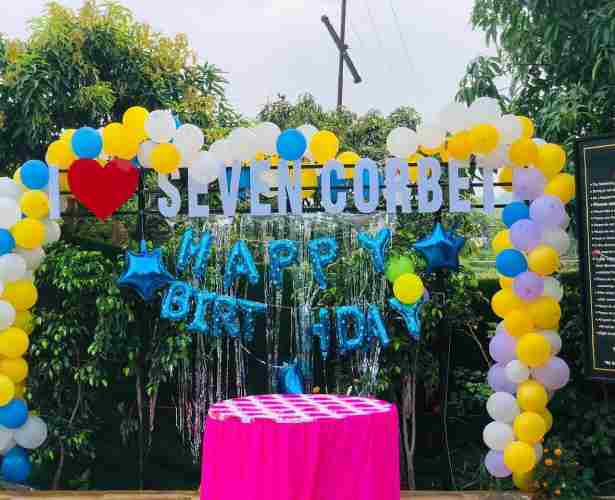 Birthday party in jim corbett